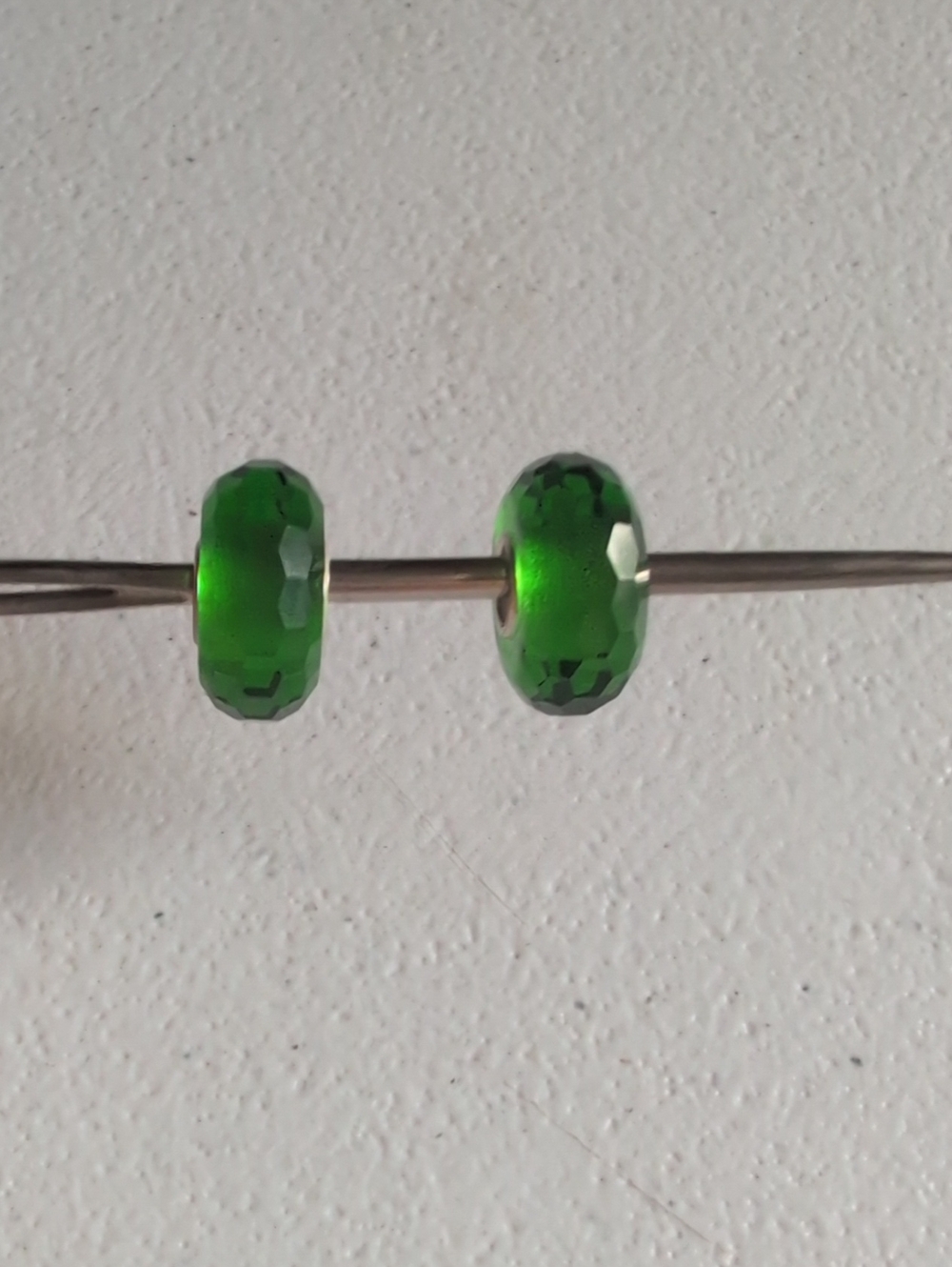Pandora Textured Green Charms